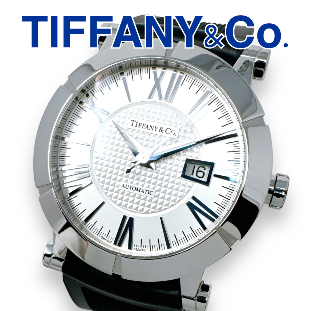 Tiffany & Co.(ティファニー)のティファニー アトラス ジェント Z1000 ラバー 自動巻き メンズ 時計 メンズの時計(腕時計(アナログ))の商品写真