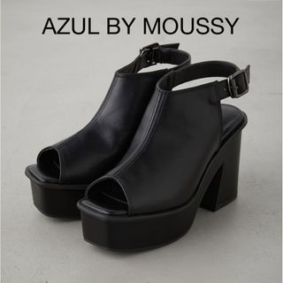 AZUL by moussy - アズールバイマウジー　センターステッチブーティサンダル