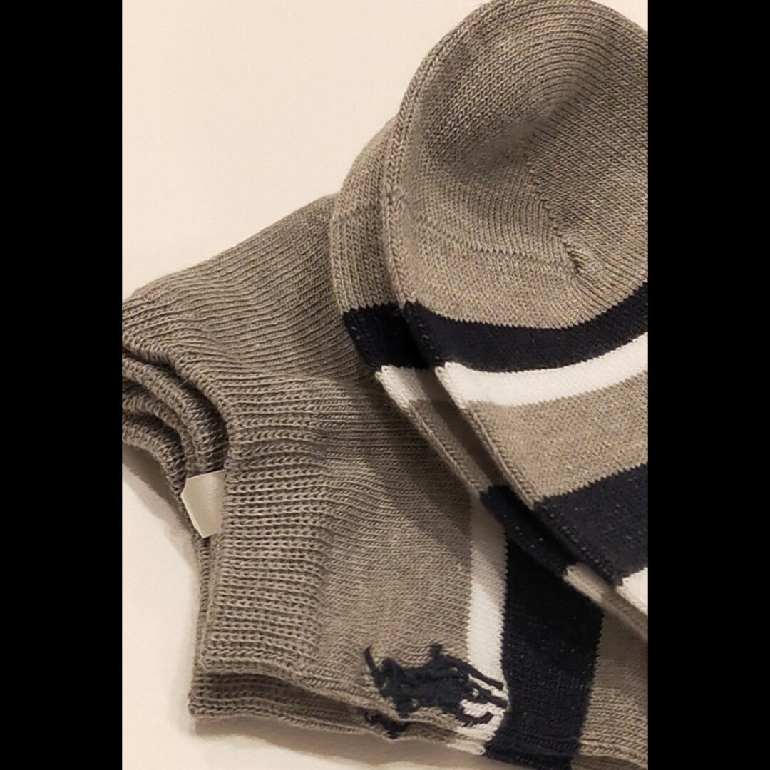 POLO RALPH LAUREN(ポロラルフローレン)の㉘訳有/新品【ポロラルフローレン】メンズ ソックス 3足セット 靴下 POLO メンズのレッグウェア(ソックス)の商品写真