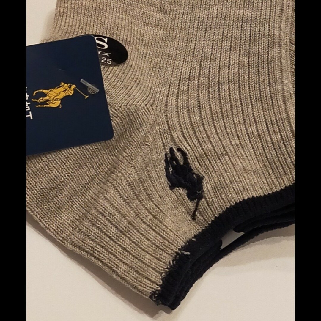 POLO RALPH LAUREN(ポロラルフローレン)の㉘訳有/新品【ポロラルフローレン】メンズ ソックス 3足セット 靴下 POLO メンズのレッグウェア(ソックス)の商品写真