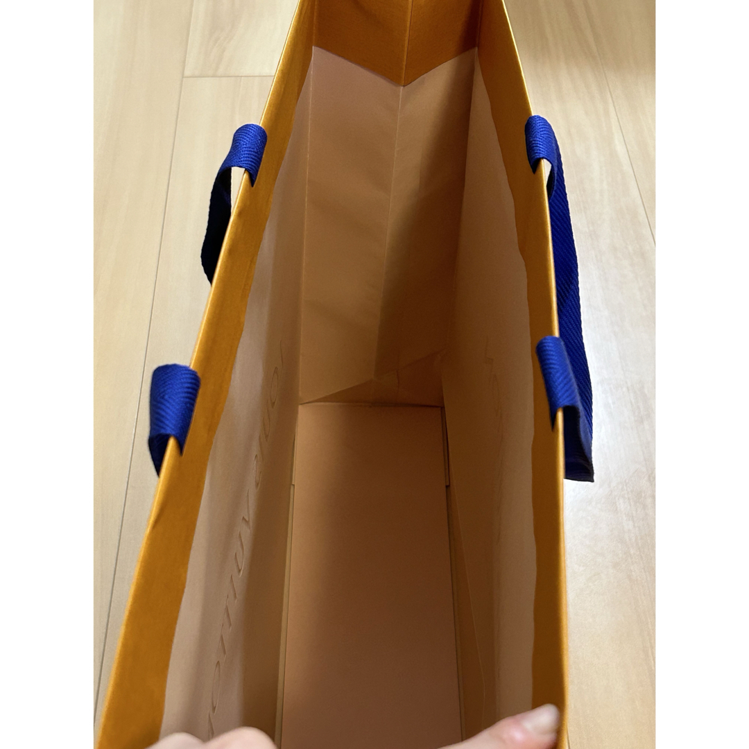 LOUIS VUITTON(ルイヴィトン)の【セット販売】ルイヴィトン　紙袋　オレンジ　大中小3枚 レディースのバッグ(ショップ袋)の商品写真