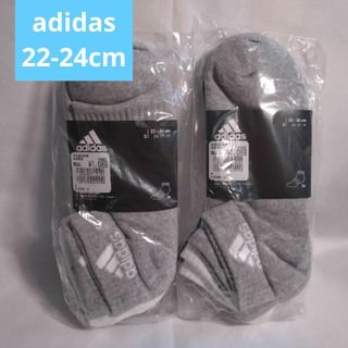 アディダス(adidas)のアディダス【新品未使用】スニーカーソックス　22-24cm(ソックス)