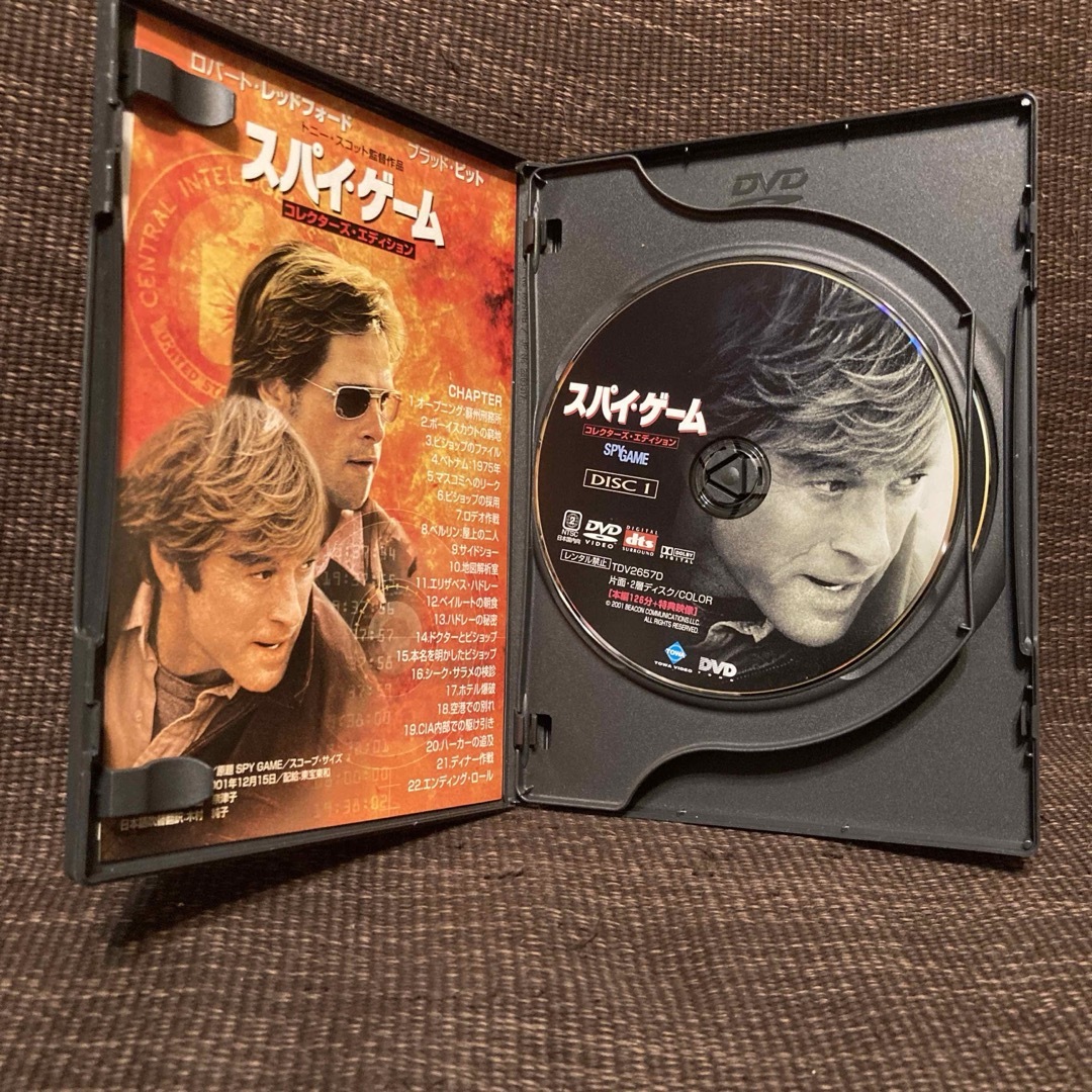 スパイ・ゲーム DVD エンタメ/ホビーのDVD/ブルーレイ(外国映画)の商品写真