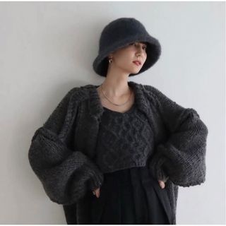 トゥデイフル(TODAYFUL)のlouren mohair shaggy hat(ハット)