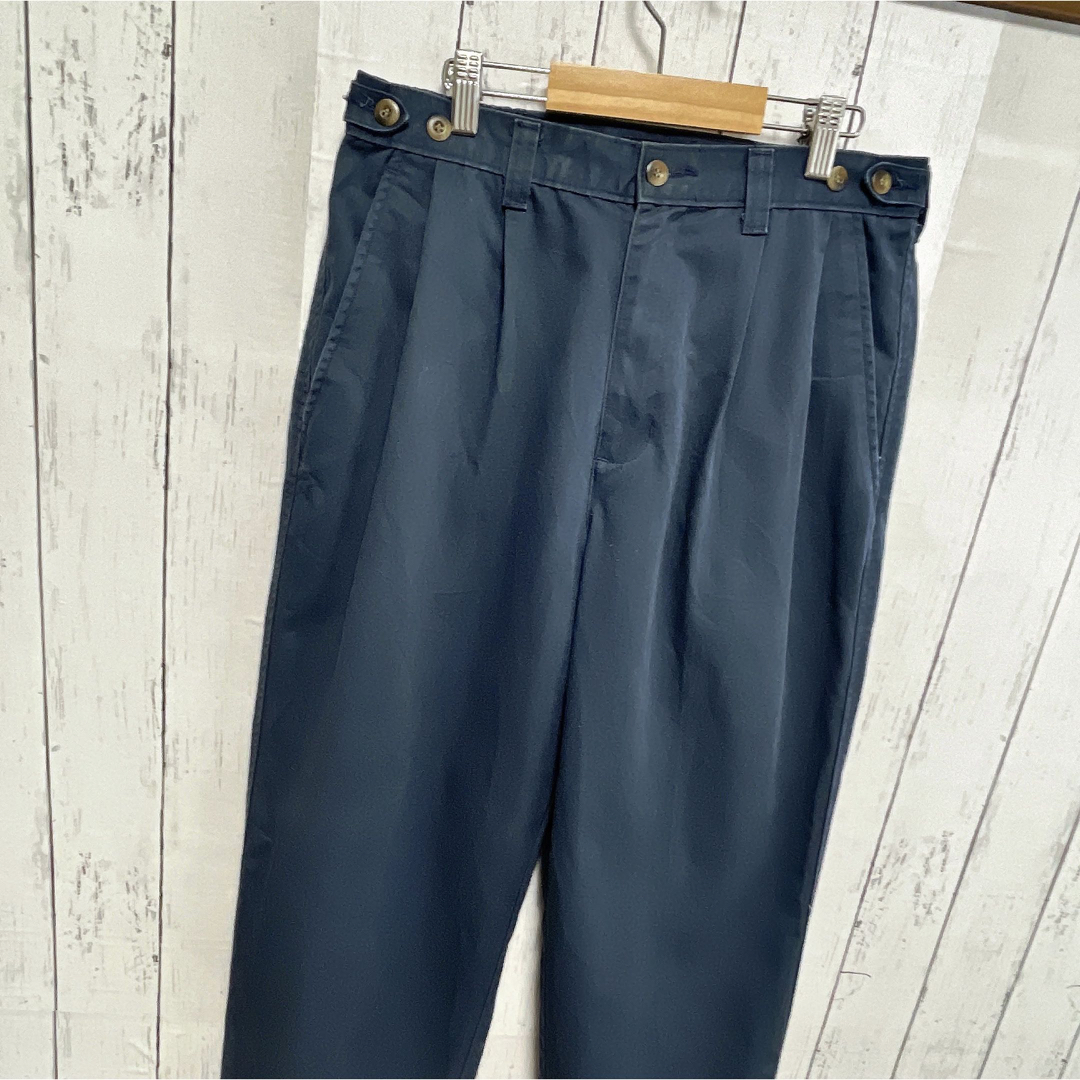 Levi's(リーバイス)のDOCKERS　ワークパンツ　チノパン　ネイビー　W34　リーバイス　USA古着 メンズのパンツ(ワークパンツ/カーゴパンツ)の商品写真