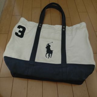 ポロラルフローレン(POLO RALPH LAUREN)のラルフローレン トートバッグ 白⑧(トートバッグ)