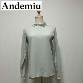 アンデミュウ(Andemiu)のAndemiu アンデミュウ　ハイネックシアートップス(カットソー(長袖/七分))