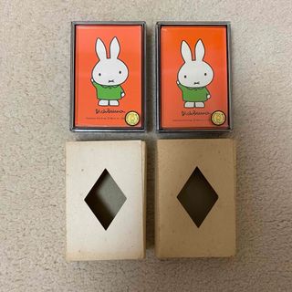 ミッフィー(miffy)のディック•ブルーナ ミッフィー トランプ 2個(トランプ/UNO)