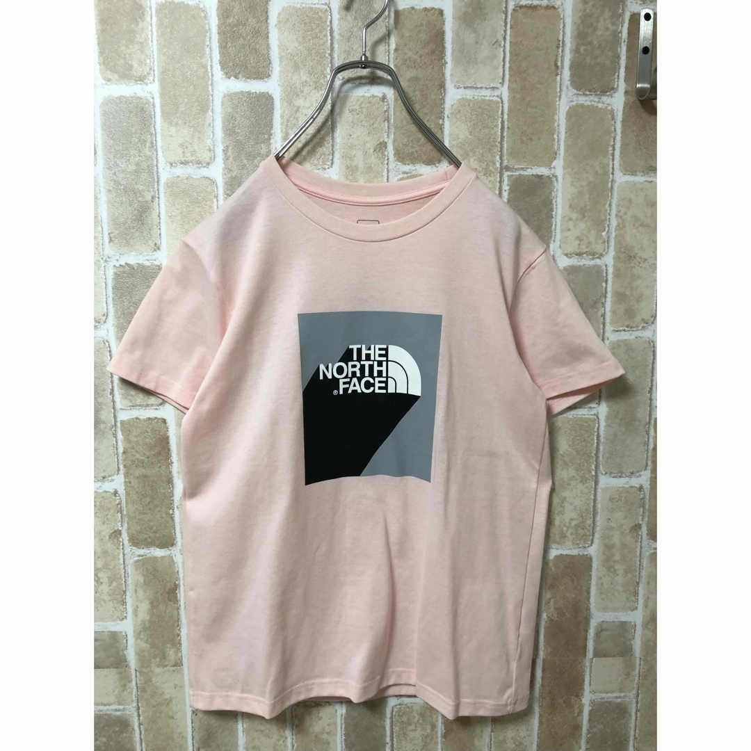 THE NORTH FACE(ザノースフェイス)のさんママ様　　ビックロゴ　ティシャツ　レディース　L レディースのトップス(Tシャツ(半袖/袖なし))の商品写真