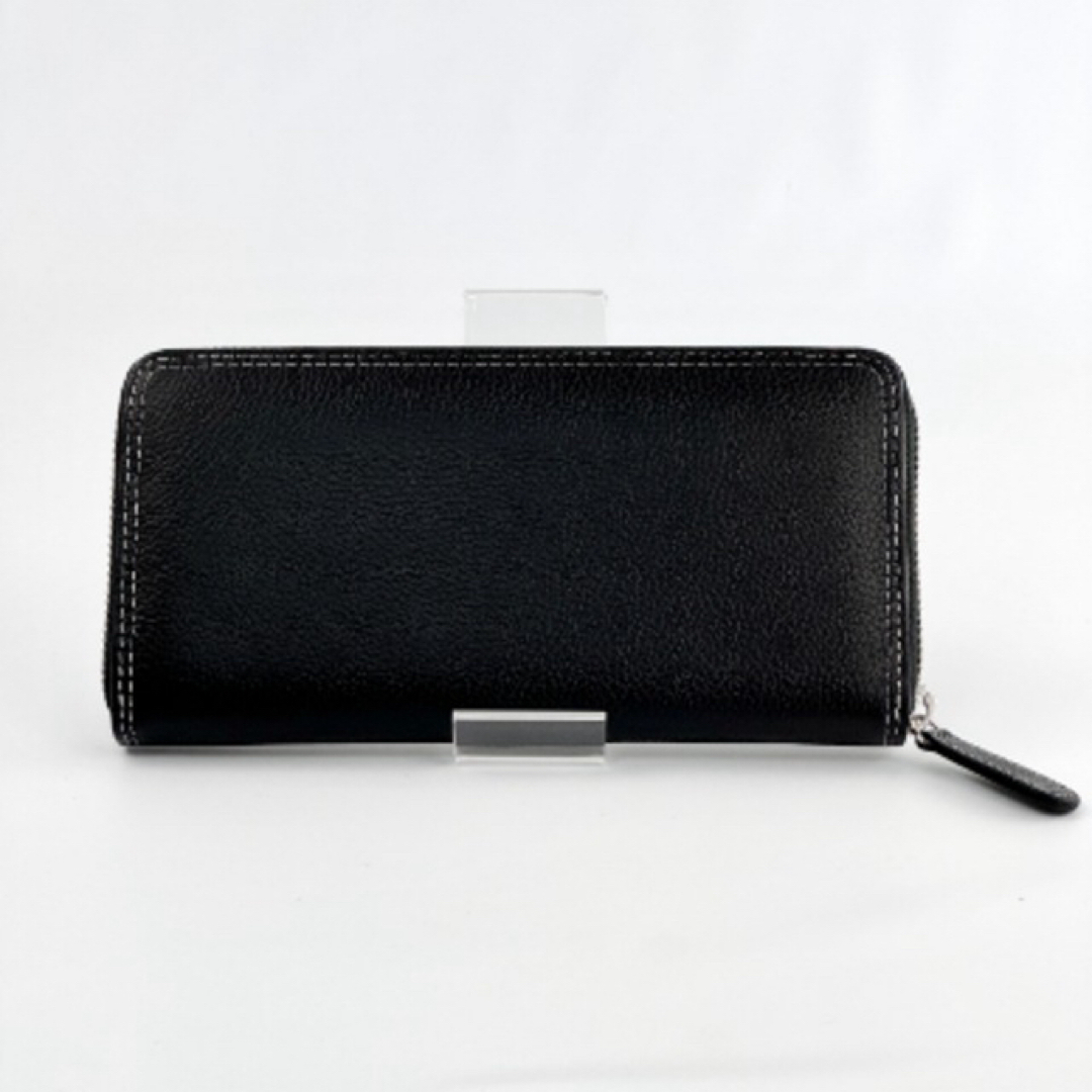 SERGO TACCHINIセルジオタッキーニ ラウンドジップ財布 ブラック メンズのファッション小物(長財布)の商品写真