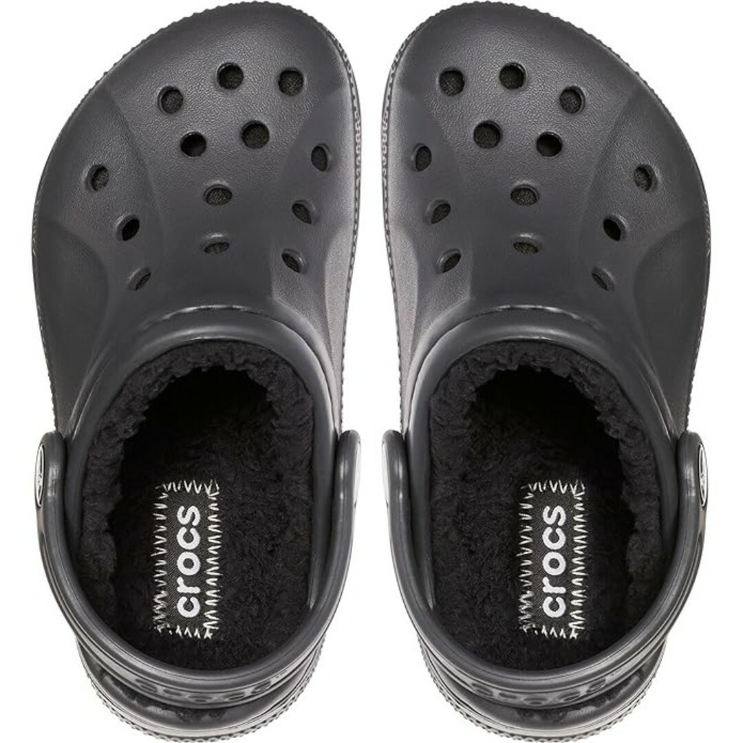 crocs(クロックス)のクロックス レイレン ラインド クロッグ  18.5〜19cm キッズ/ベビー/マタニティのキッズ靴/シューズ(15cm~)(サンダル)の商品写真