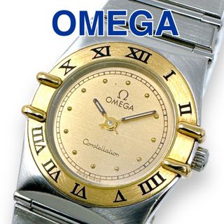 オメガ(OMEGA)のオメガ コンステレーション ミニ K18 コンビ ゴールド レディース 時計(腕時計)