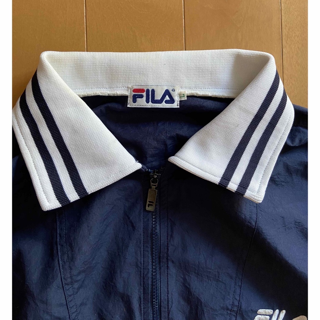 FILA(フィラ)のFILA フィラ テニスウェア プルオーバー ナイロンジャケット ネイビー L スポーツ/アウトドアのテニス(ウェア)の商品写真