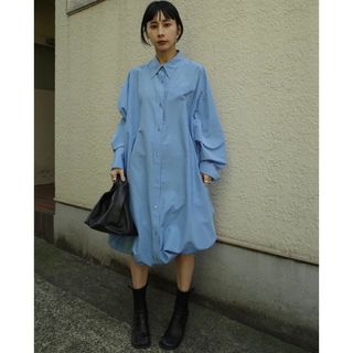 アメリヴィンテージ(Ameri VINTAGE)の【正規品】Ameri MANY WAY BALLOON SHIRT DRESS(ロングワンピース/マキシワンピース)