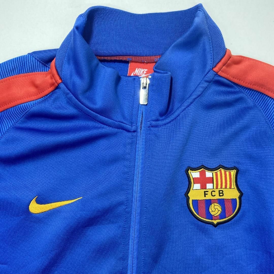 NIKE(ナイキ)のNIKE FC Barcelona ナイキ トラックジャケット 古着 S ブルー メンズのトップス(ジャージ)の商品写真