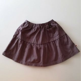 プチバトー(PETIT BATEAU)の中古 Olive Juice オリーブジュース ツイル地のギャザースカート 5Ｙ(スカート)