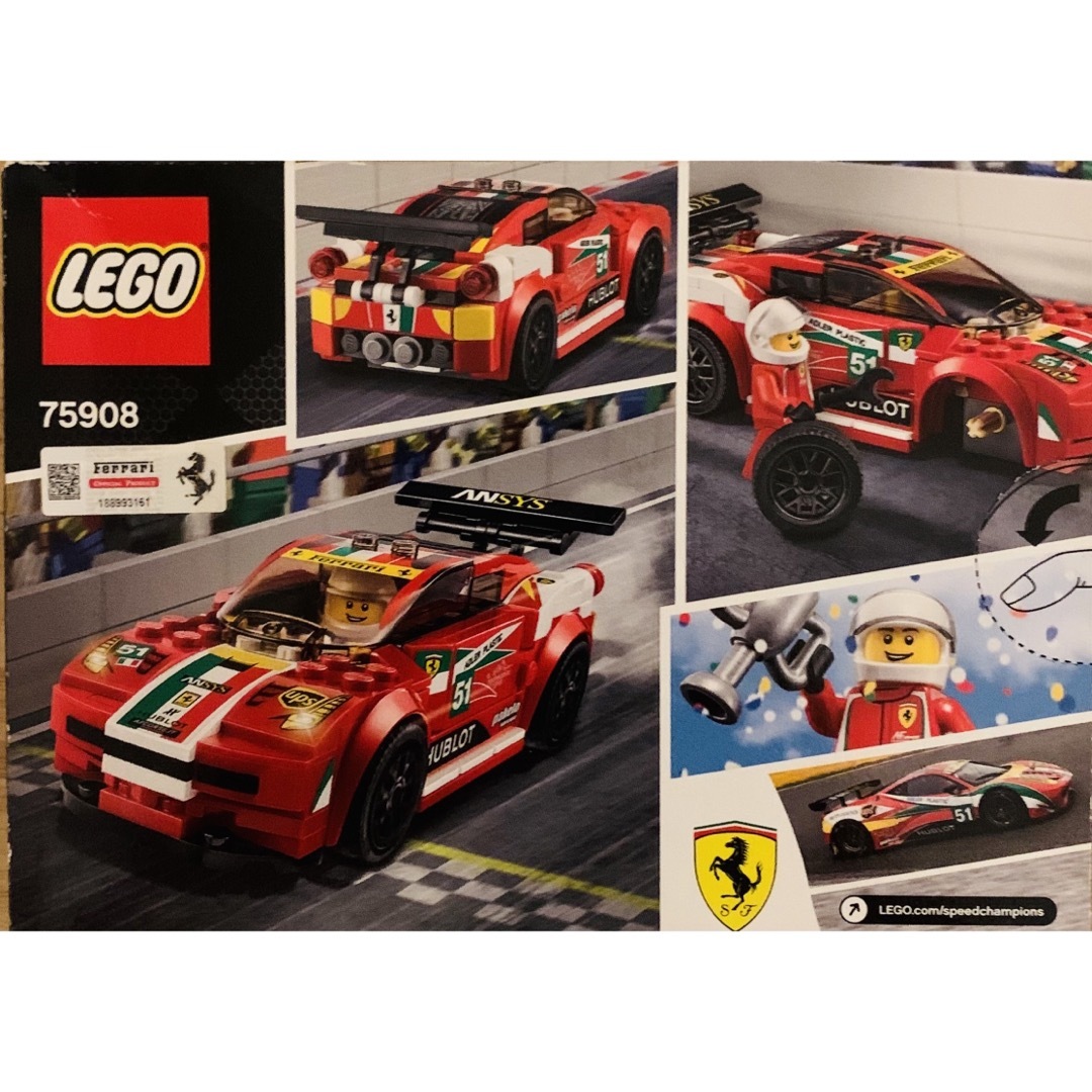 Lego(レゴ)のレゴジャパン LEGO スピードチャンピオン 75908 458 イタリア GT キッズ/ベビー/マタニティのおもちゃ(積み木/ブロック)の商品写真