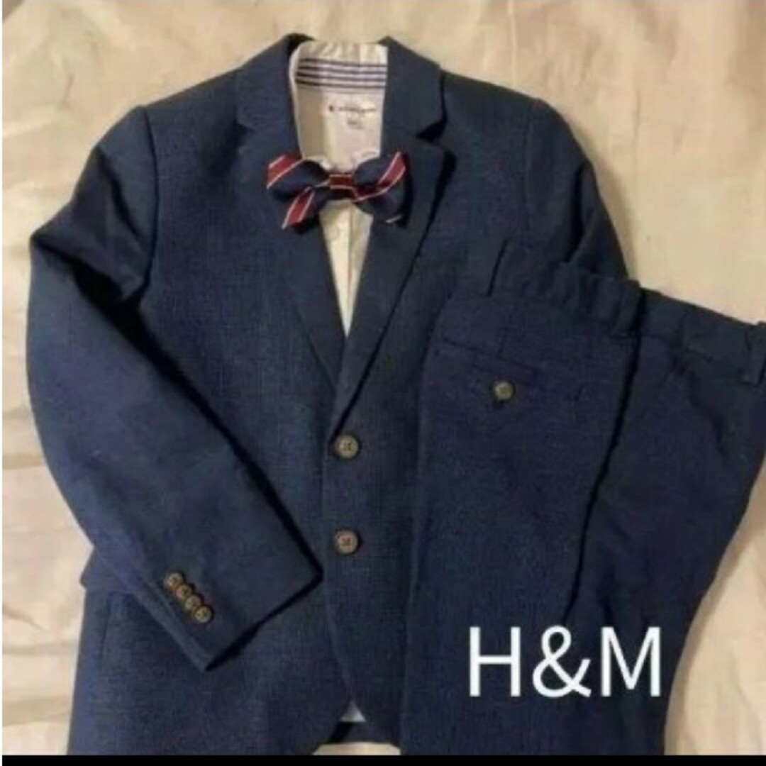 H&M(エイチアンドエム)のH&M　キッズスーツ　5点セット キッズ/ベビー/マタニティのキッズ服男の子用(90cm~)(ドレス/フォーマル)の商品写真