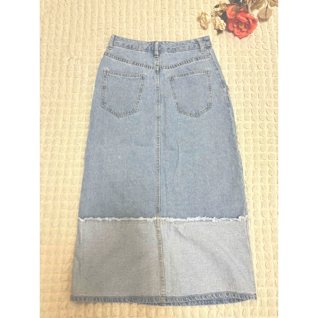 Bershka(ベルシュカ)のBershka DENIM かわいいデザインデニムスカート レディースのスカート(その他)の商品写真