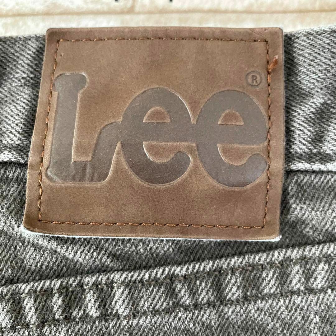 Lee(リー)のLee デニム メキシコ製 革タグ 刺繍 カーキ 34×30 メンズのパンツ(デニム/ジーンズ)の商品写真