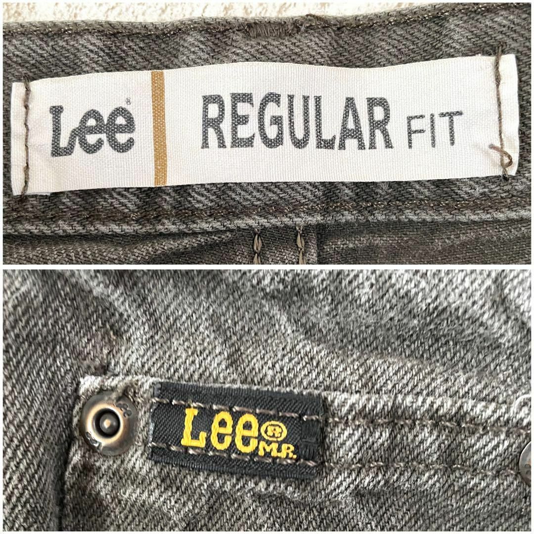 Lee(リー)のLee デニム メキシコ製 革タグ 刺繍 カーキ 34×30 メンズのパンツ(デニム/ジーンズ)の商品写真
