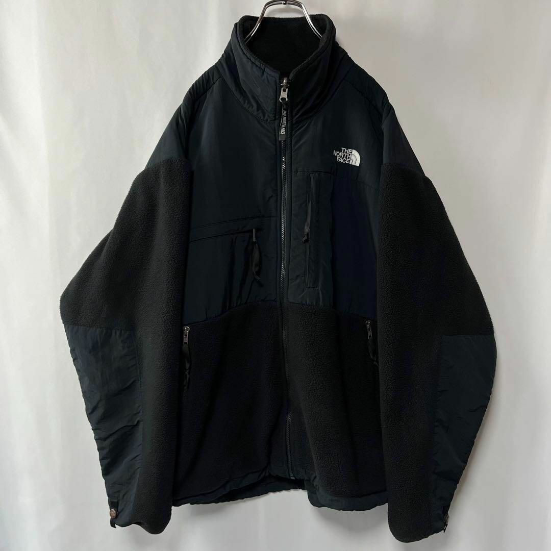 THE NORTH FACE(ザノースフェイス)のカナダ製　ノースフェイス　デナリジャケット　フリース　ブラック　XLサイズ　古着 メンズのジャケット/アウター(ブルゾン)の商品写真