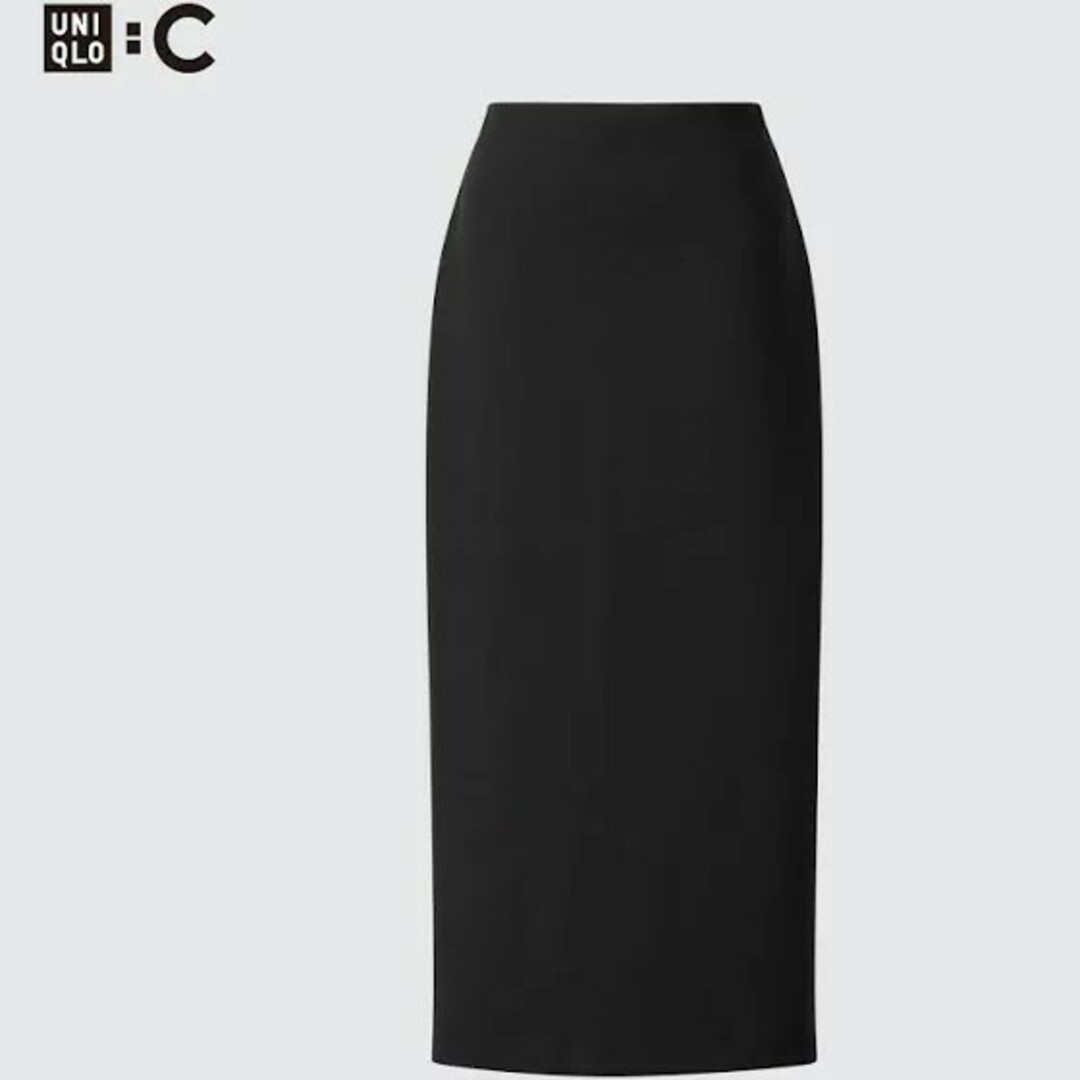 UNIQLO(ユニクロ)のユニクロ　クレープジャージーナロースカート レディースのスカート(ロングスカート)の商品写真