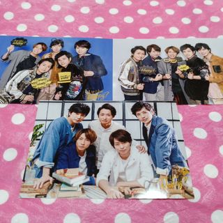 アラシ(嵐)の145  嵐  公式写真  ３枚  大野智 相葉雅紀 櫻井翔 松本潤 二宮和也(男性タレント)