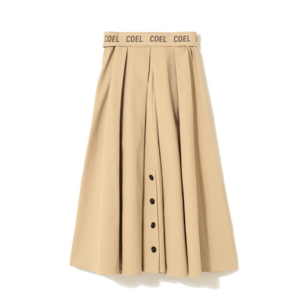 FRAY I.D(フレイアイディー)のCOEL　コエル　ロゴベルトトレンチスカート レディースのスカート(ロングスカート)の商品写真