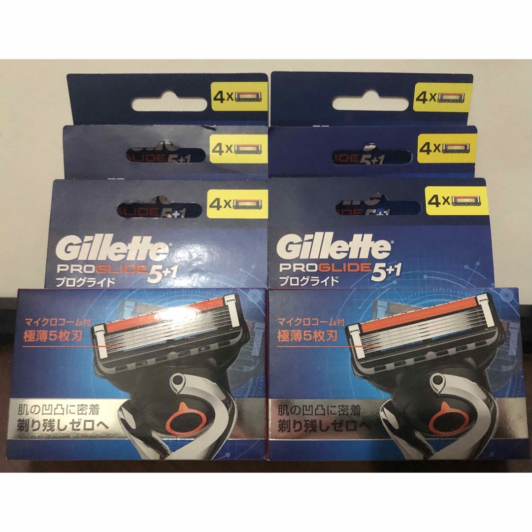 Gillette(ジレット)のGillette「プログライドマニュアル替刃4B」×6個  新品未開封 コスメ/美容のシェービング(カミソリ)の商品写真