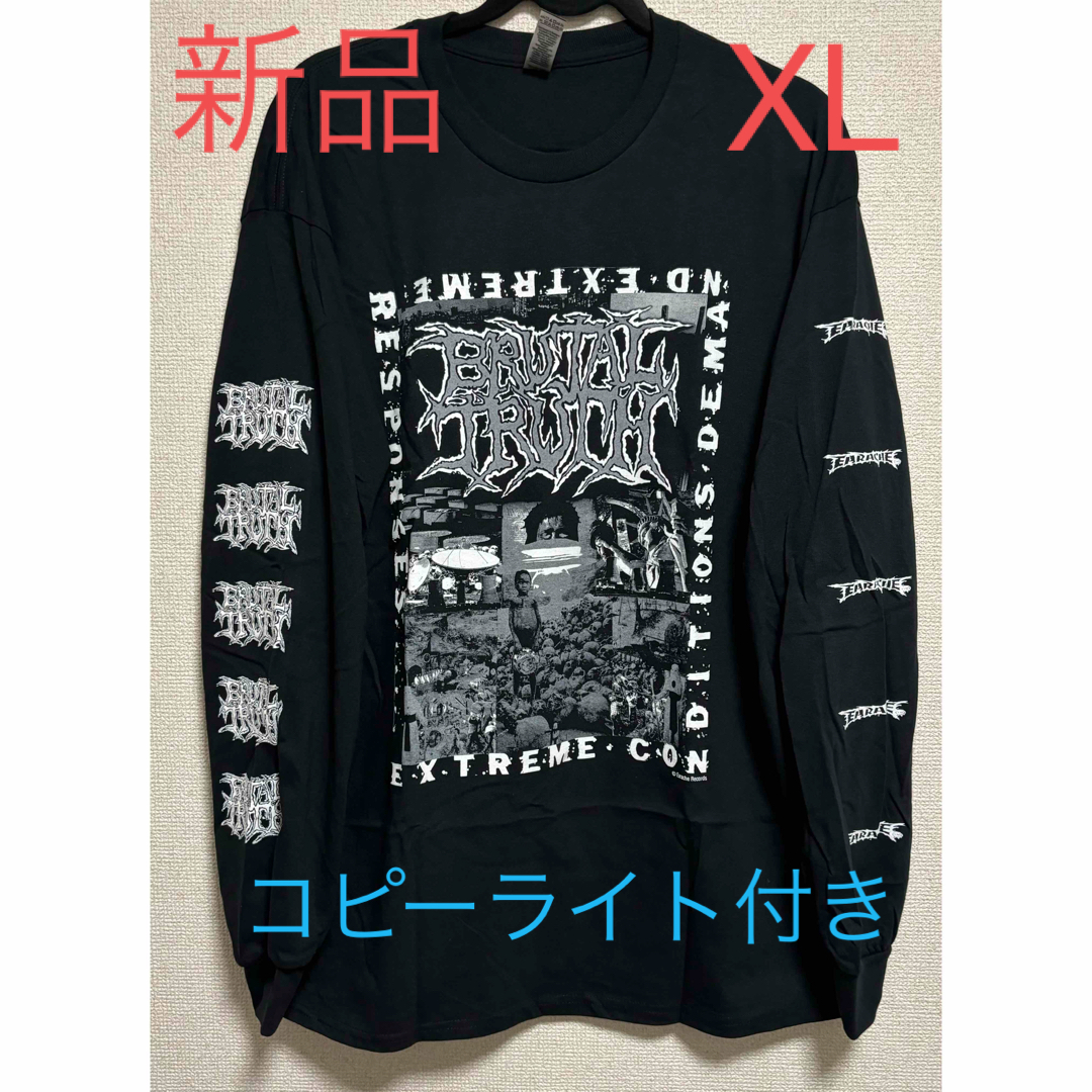 新品　BRUTAL TRUTH ロングスリーブ　XLサイズ　ブルータルトゥルース メンズのトップス(Tシャツ/カットソー(七分/長袖))の商品写真