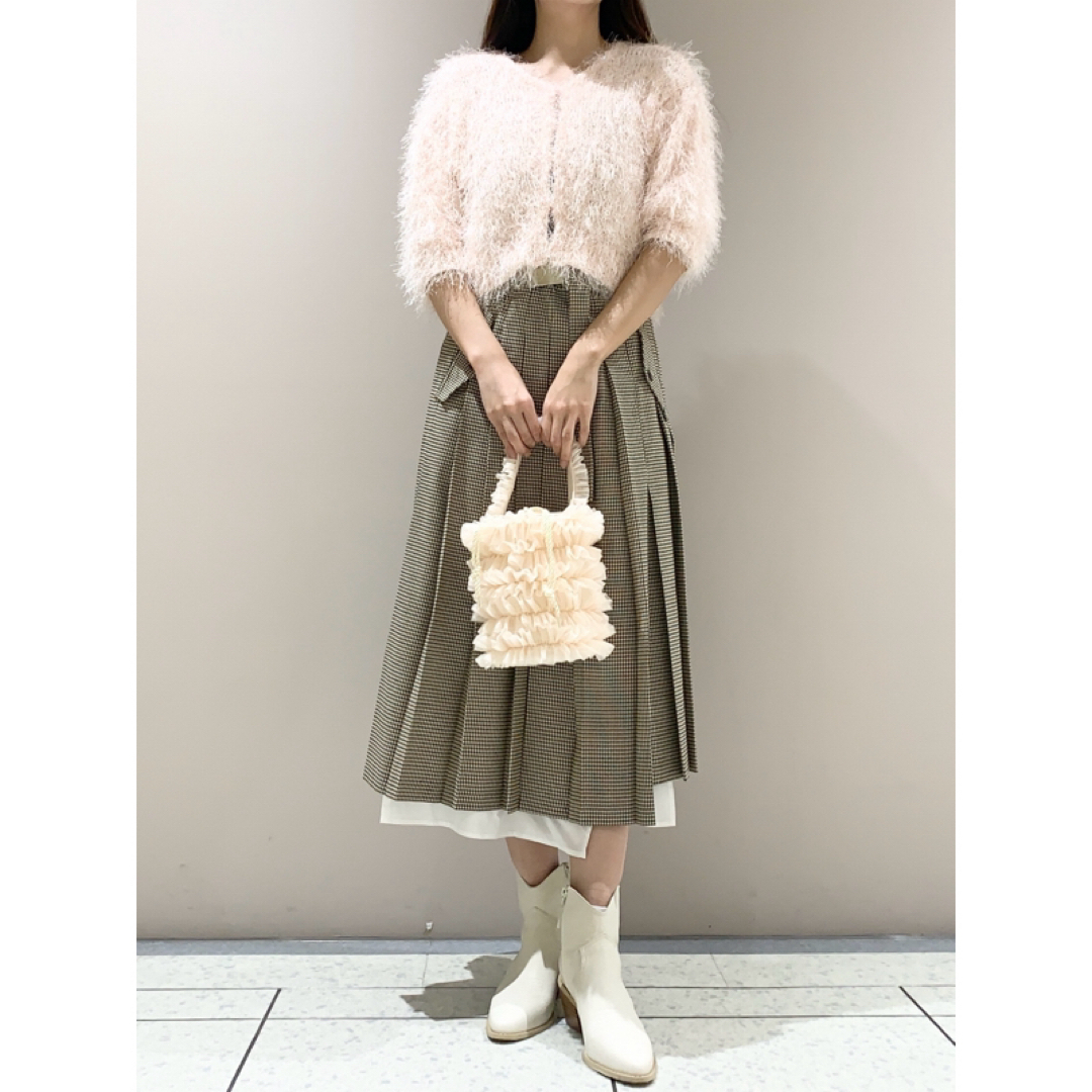 Lily Brown (リリーブラウン)ステップヘムスリットプリーツ Lily Brown (リリーブラウン)ステップヘムスリットプリーツ