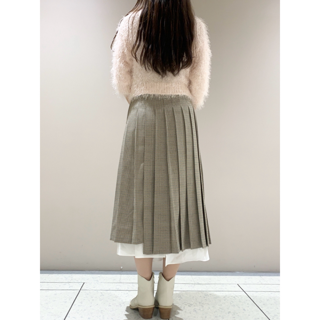 LILYBROWN リリーブラウン ステップヘムスリットプリーツ LILYBROWN リリーブラウン ステップヘムスリットプリーツ