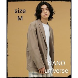 ナノユニバース(nano・universe)の【美品】LB.03/シェルテックラグランスリーブ2Bジャケット(テーラードジャケット)