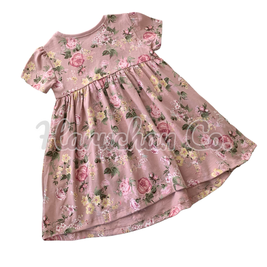 NEXT(ネクスト)の●未使用●3-4才　ローズ　ワンピース キッズ/ベビー/マタニティのキッズ服女の子用(90cm~)(ワンピース)の商品写真