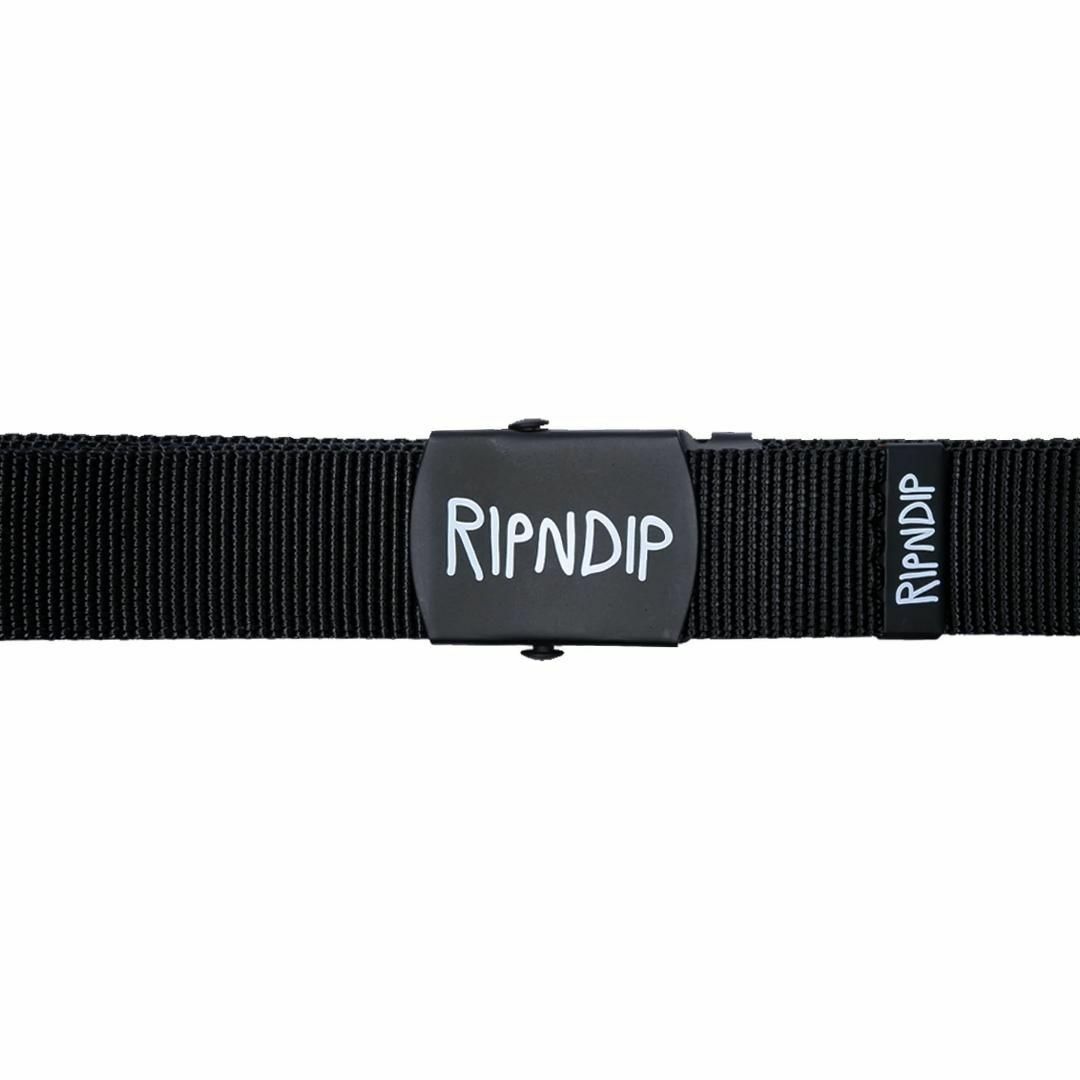 RIPNDIP(リップンディップ)のRIPNDIP Logo Web Belt Black 新品 メンズのファッション小物(ベルト)の商品写真