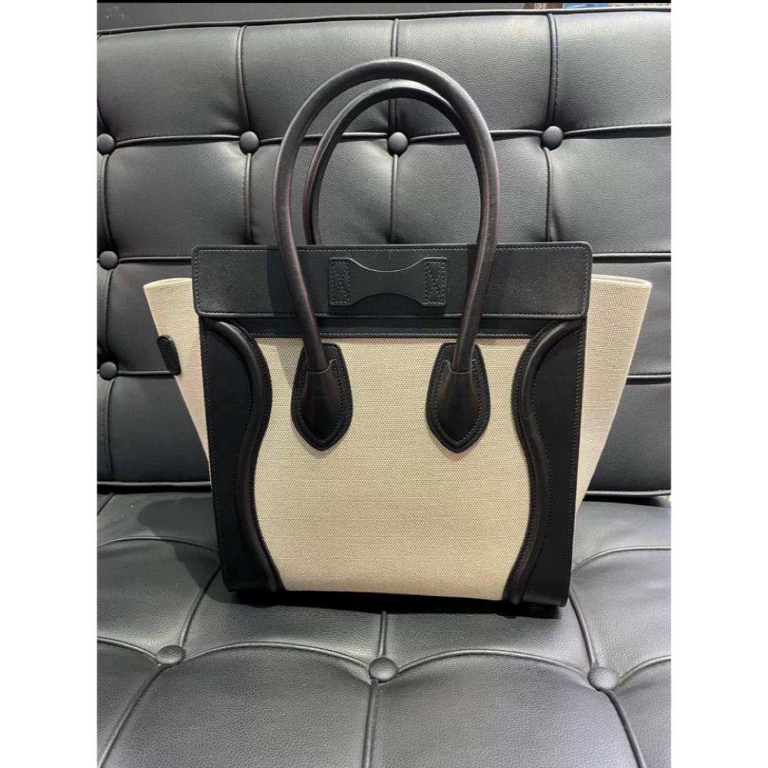 celine(セリーヌ)の極美品！鑑定済セリーヌ CELINE ラゲージMicroマイクロハンドバッグ レディースのバッグ(ハンドバッグ)の商品写真