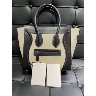 セリーヌ(celine)の極美品！鑑定済セリーヌ CELINE ラゲージMicroマイクロハンドバッグ(ハンドバッグ)