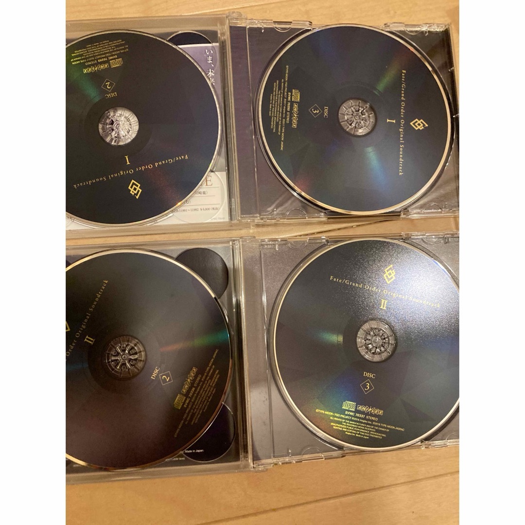 fate fgo サントラ　セット エンタメ/ホビーのCD(ゲーム音楽)の商品写真