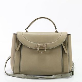 Salvatore Ferragamo - 美品 サルヴァトーレフェラガモ ソフィア レインボー レザー 2WAY ショルダーバッグ 斜め掛け ハンド トート レディース EEM W18-3