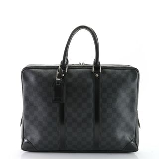 ルイヴィトン(LOUIS VUITTON)のルイヴィトン ダミエ グラフィット ポルト ドキュマン ヴォワヤージュ PDV N41125 ビジネス バッグ 書類鞄 通勤 A4 メンズ EEM W19-6(ビジネスバッグ)