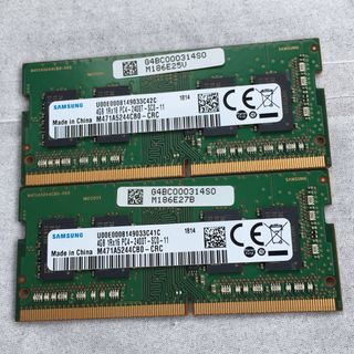 SAMSUNG 8GB (4GB×2枚組) PC4-19200DDR4-2400(PCパーツ)