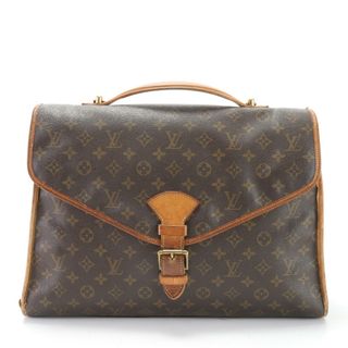 ルイヴィトン(LOUIS VUITTON)のルイヴィトン モノグラム ビバリー M51121 レザー ビジネス バッグ 書類鞄 ブリーフケース トート 通勤 本革 A4 メンズ EHM W6-8(ビジネスバッグ)