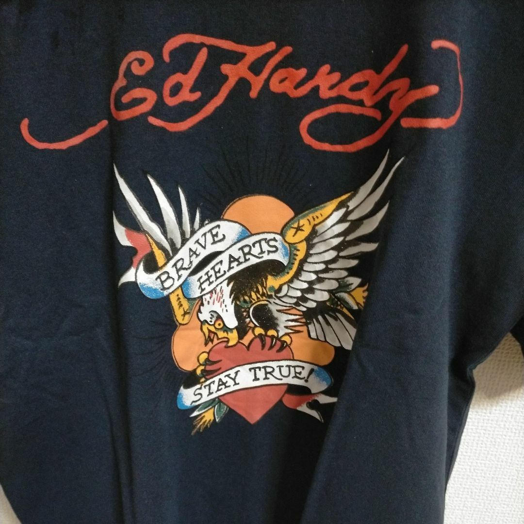 Ed Hardy(エドハーディー)のED HARDY　天竺Ｔシャツ M・L・LL　 新品　イーグル　ネイビー メンズのトップス(Tシャツ/カットソー(半袖/袖なし))の商品写真