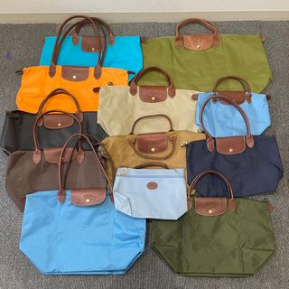 ロンシャン(LONGCHAMP)のまとめ 12点 セット ロンシャン ル プリアージュ レザー ナイロン トート バッグ ショルダー 通勤 A4 メンズ レディース EEM W19-10(トートバッグ)