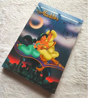 ディズニー(Disney)の●▲■　ディズニー　アラジン　メモ帳　シール　ポストカード(ノート/メモ帳/ふせん)