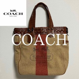 コーチ(COACH)の【良品】COACH コーチ トートバッグ 11479 ビッグロゴ(トートバッグ)