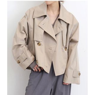 アパルトモンドゥーズィエムクラス(L'Appartement DEUXIEME CLASSE)の【MINITZ/ミニッツ】 SHORT TRENCH COAT(トレンチコート)