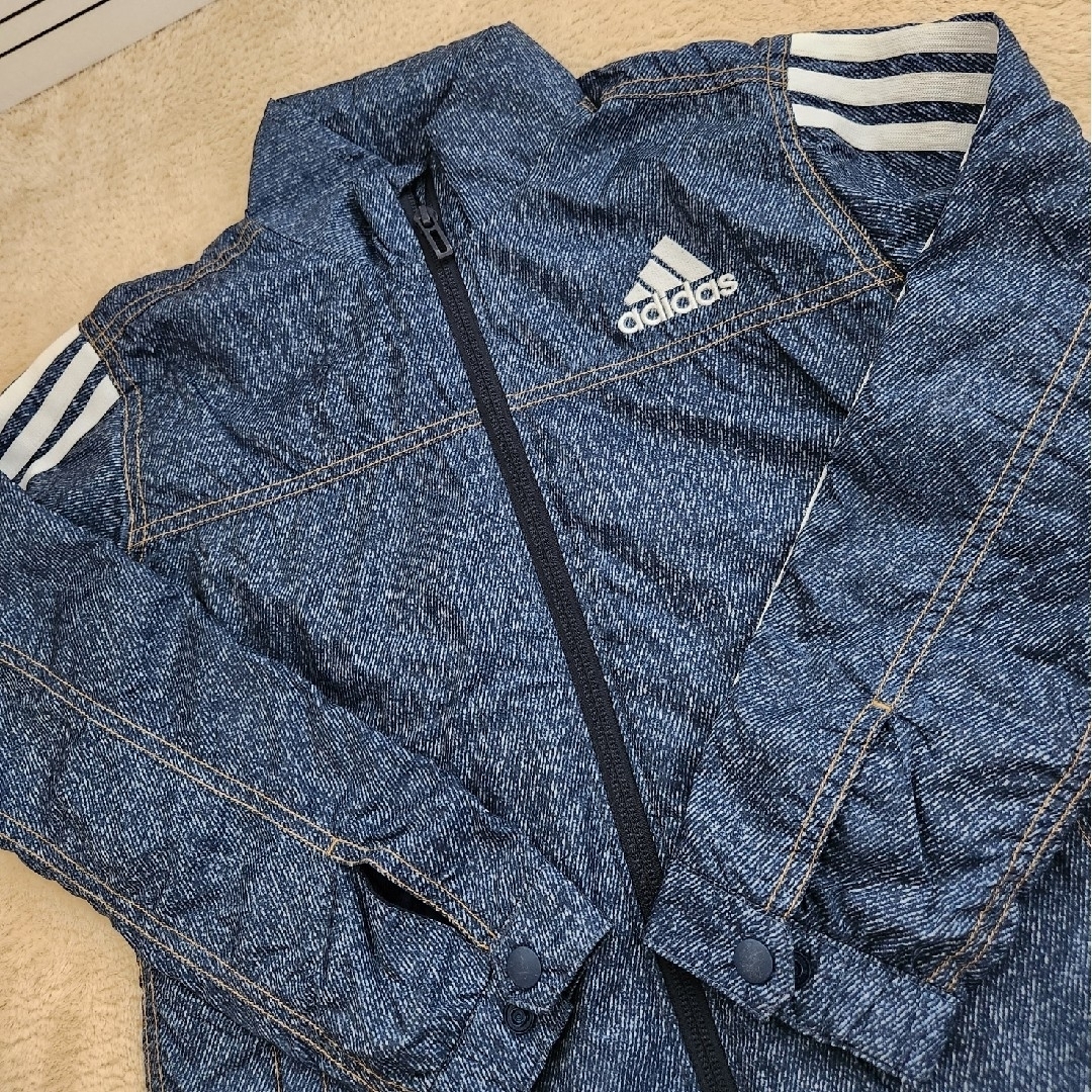 adidas(アディダス)のアディダス ウインドブレーカー 130 ② キッズ/ベビー/マタニティのキッズ服男の子用(90cm~)(ジャケット/上着)の商品写真