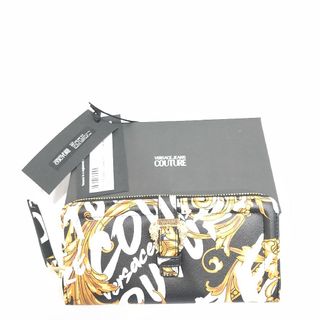 VERSACE JEANS COUTURE 長財布 バロック ブラック(財布)